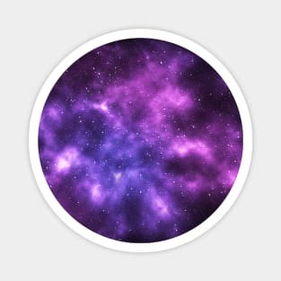 Beautiful Purple Galaxy Magnet
